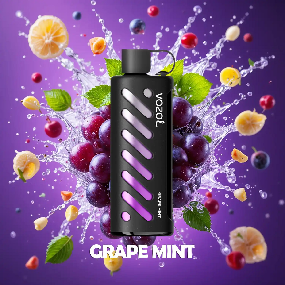 Vozol Vape Gear Shisha 25000 - Grape Mint