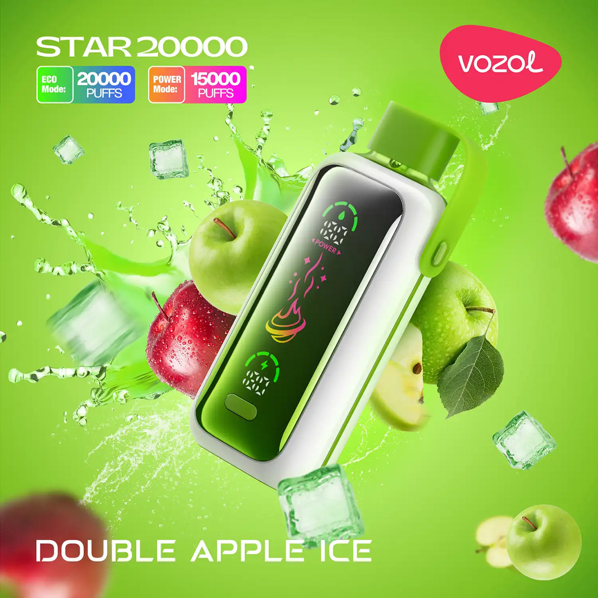 Vozol Vape Star 20000 - Double Apple Ice