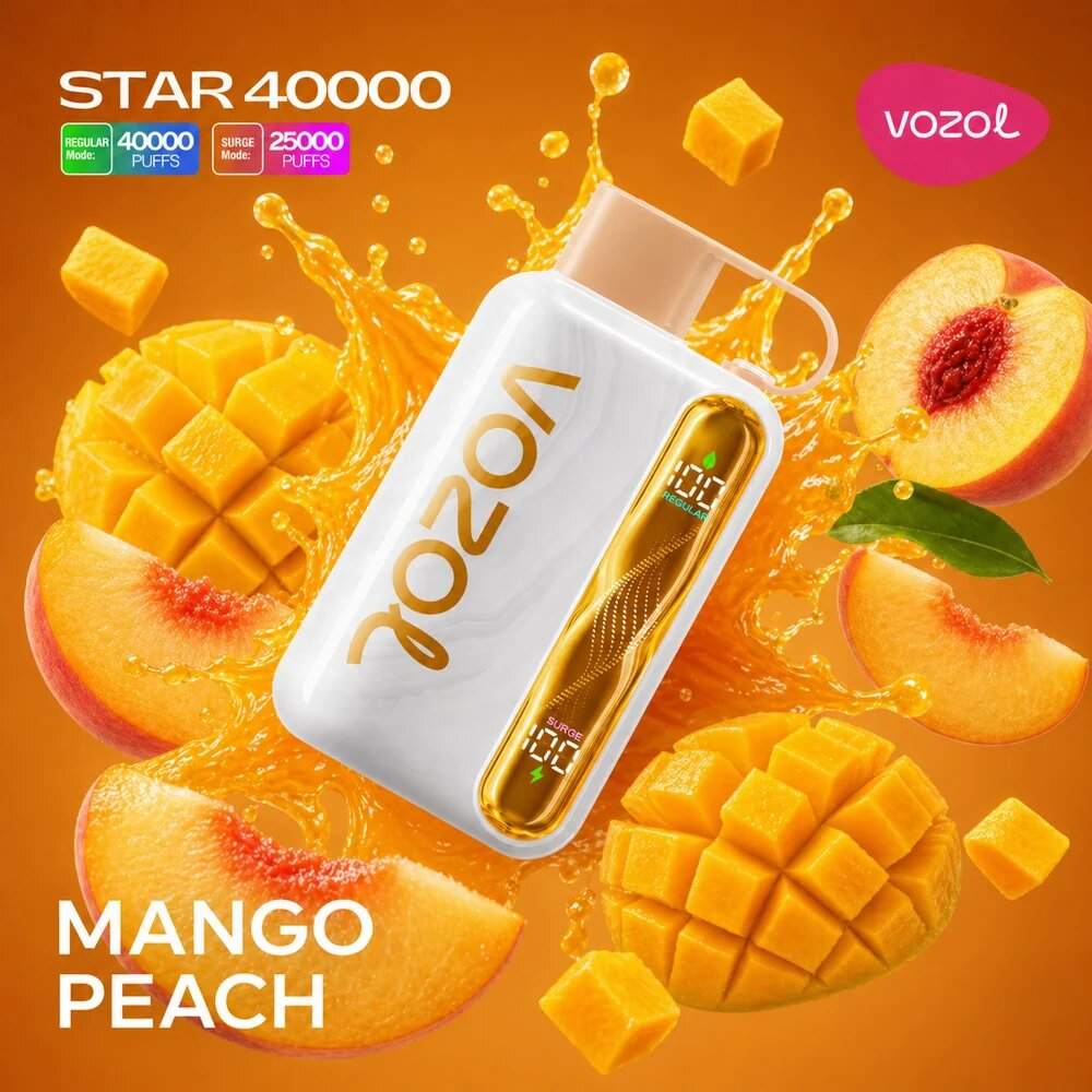 Vozol Vape Star 40000 - Mango Peach