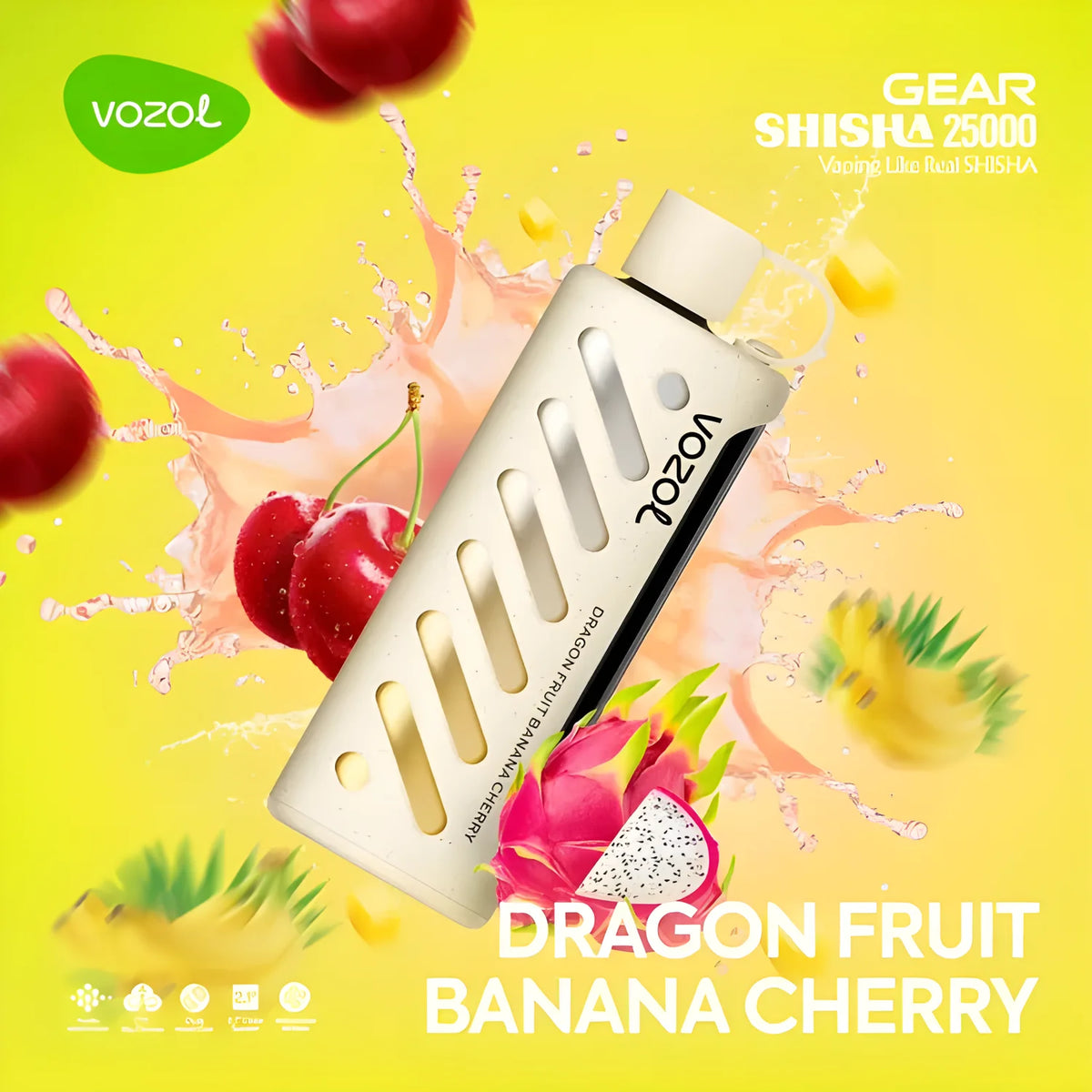 Vozol Vape Gear Shisha 25000