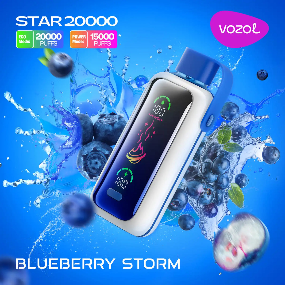Vozol Vape Star 20000 - Blueberry Storm