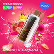 Vozol Vape Star 20000 - Dragon Strawnana