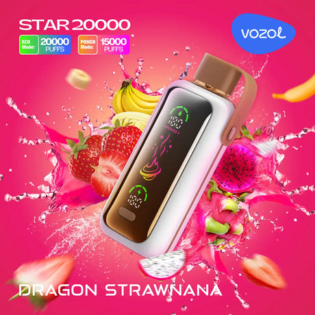 Vozol Vape Star 20000 - Dragon Strawnana