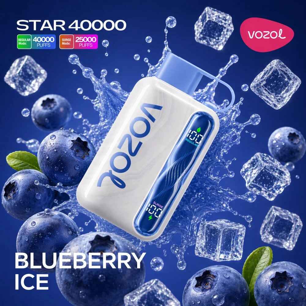 Vozol Vape Star 40000 - Blueberry Ice