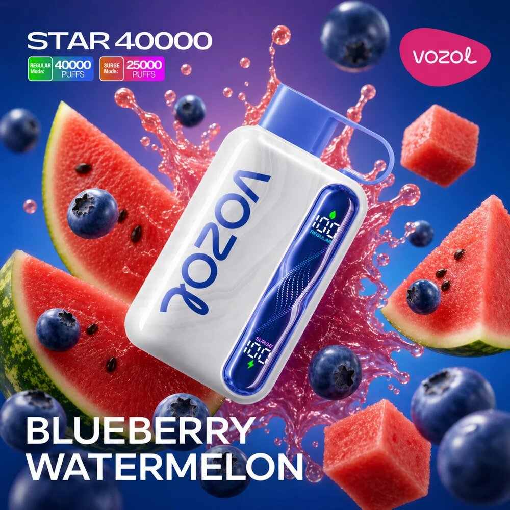 Vozol Vape Star 40000 - Blueberry Watermelon