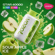 Vozol Vape Star 40000 - Sour Apple Ice