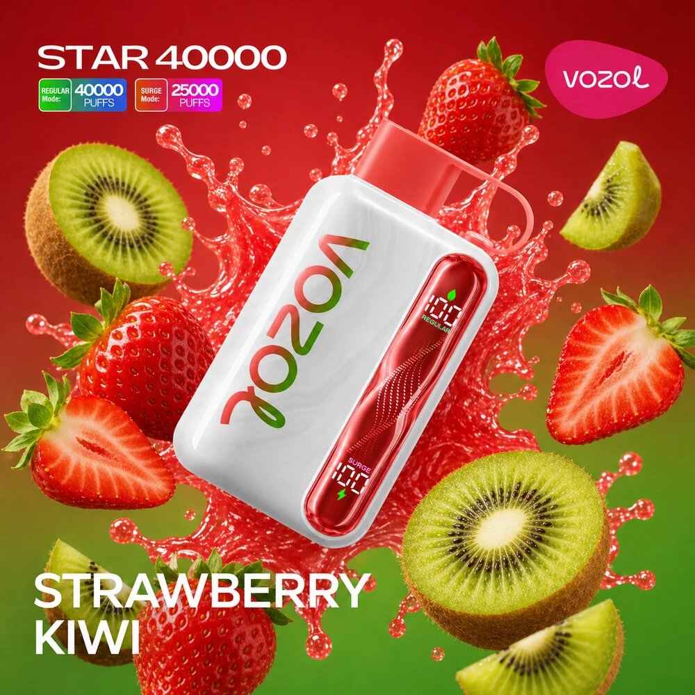 Vozol Vape Star 40000 - Strawberry Kiwi