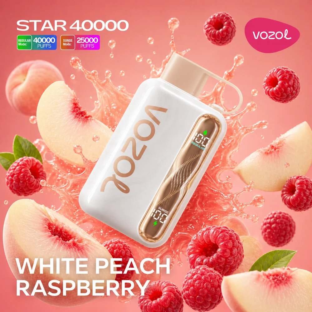 Vozol Vape Star 40000 - White Peach Raspberry